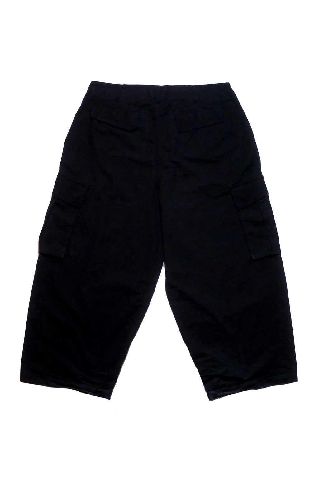 BLACK RIPSTOP CARGO PANTS