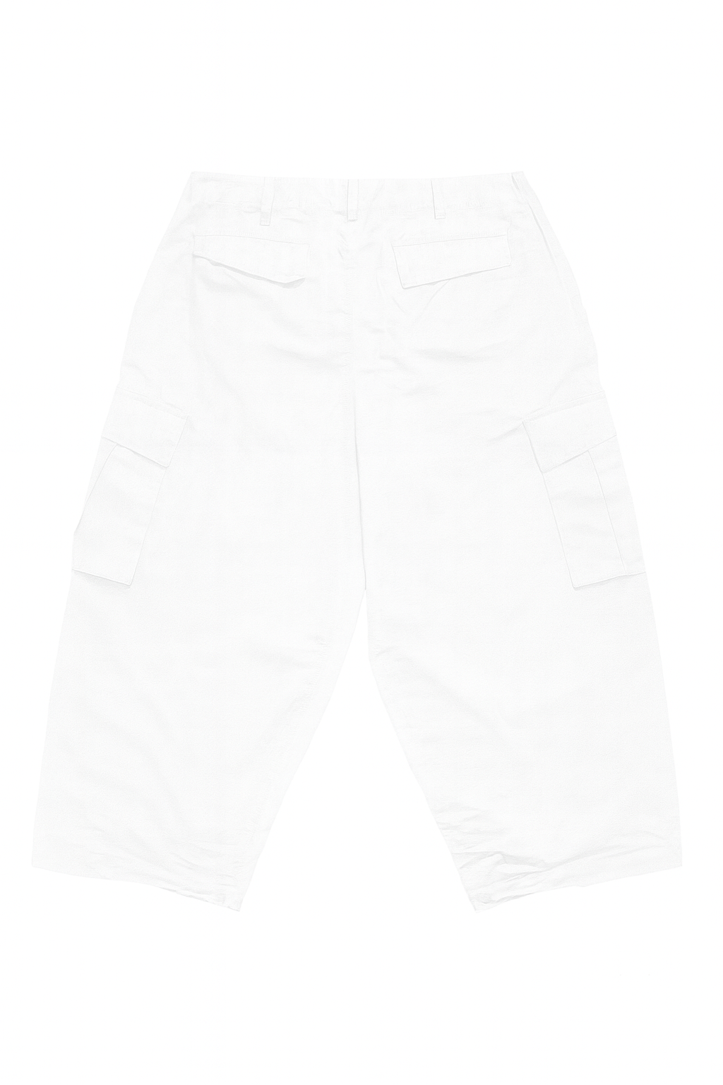WHITE RIPSTOP CARGO PANTS